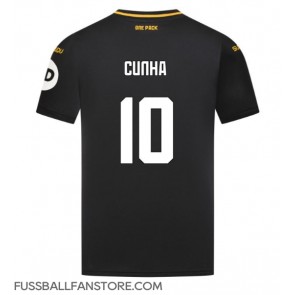 Wolves Matheus Cunha #10 Replik Auswärtstrikot 2024-25 Kurzarm